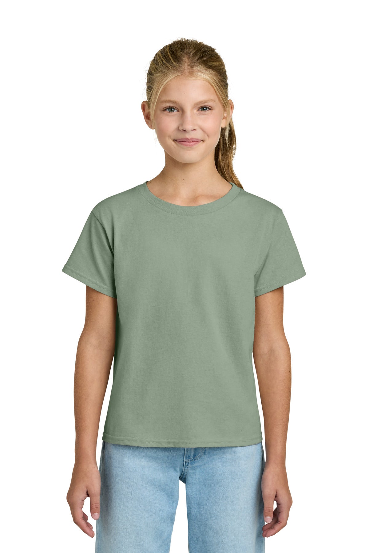 Custom Embroidered or DTF Printed - Gildan ®  Youth Light Cotton Tee 3000B