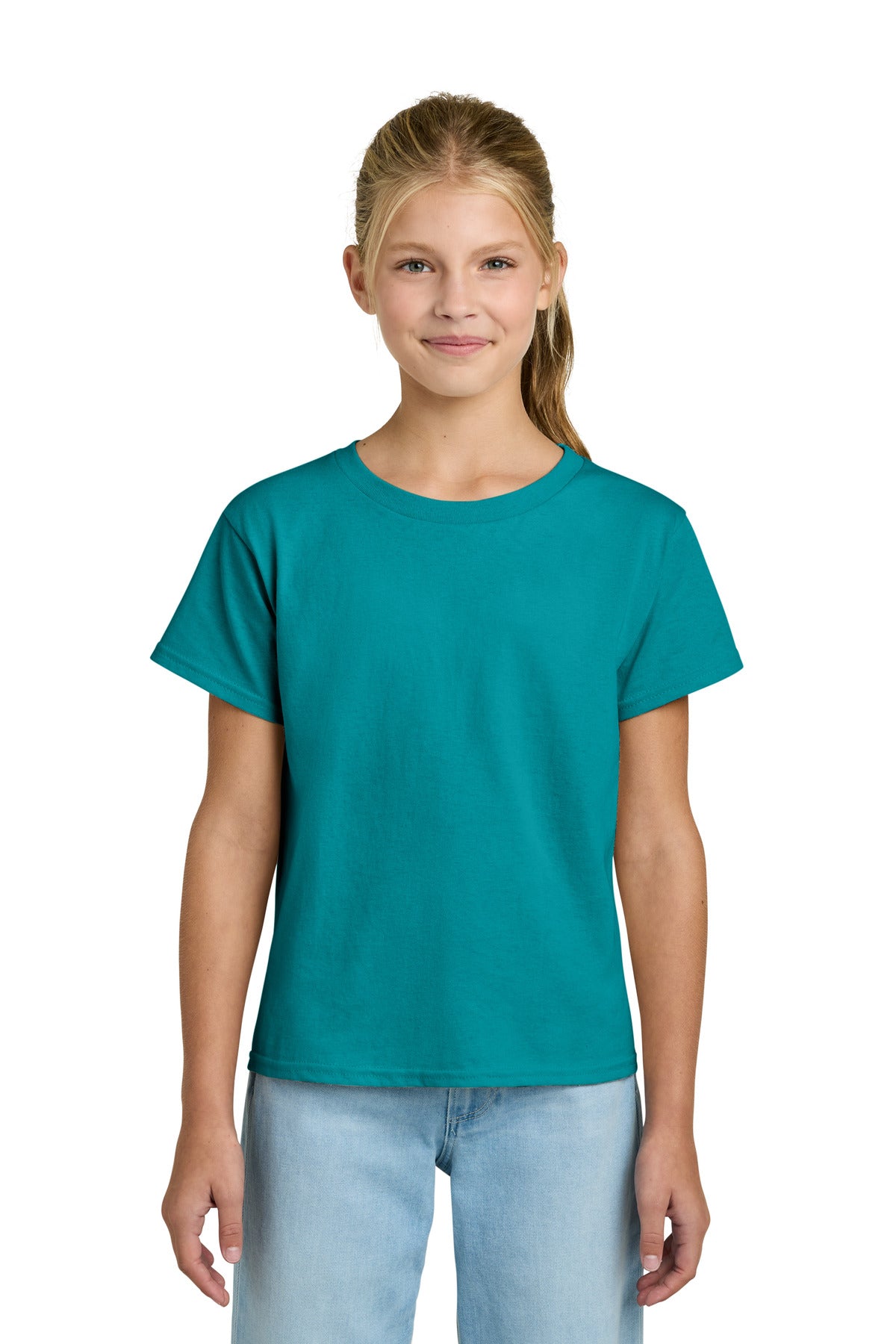 Custom Embroidered or DTF Printed - Gildan ®  Youth Light Cotton Tee 3000B