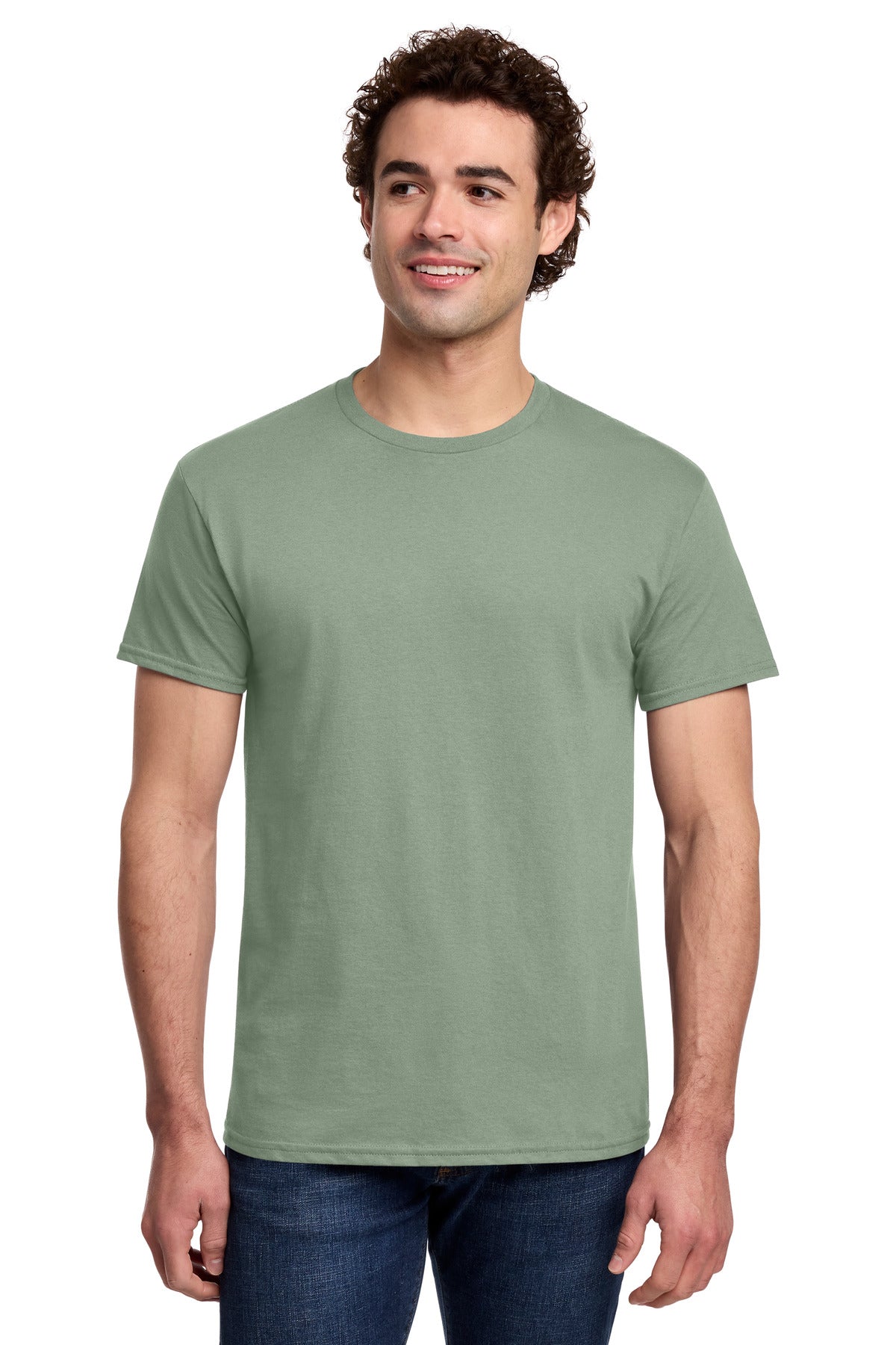 Custom Embroidered or DTF Printed - Gildan ®  Light Cotton Tee 3000