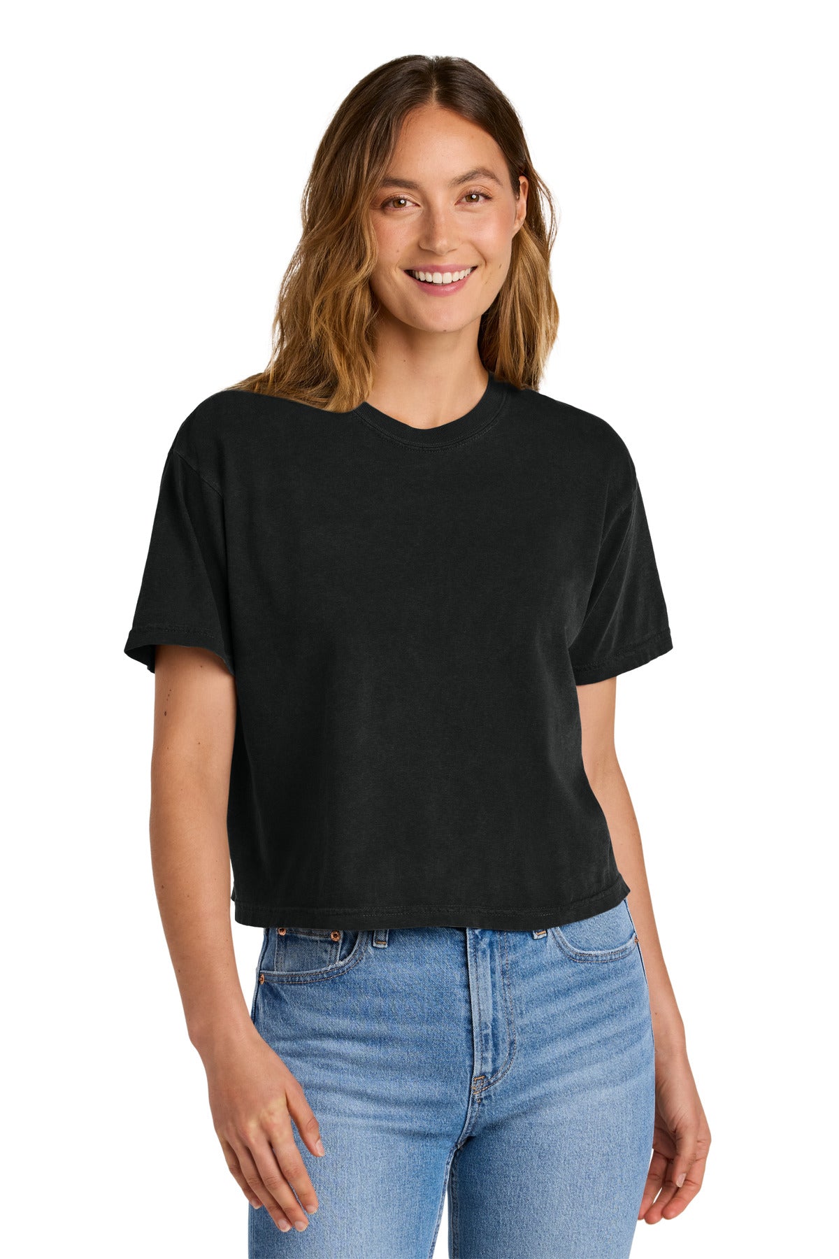 Custom Embroidery or DTF Print - Comfort Colors ®  Women's Heavyweight Boxy Tee 3023CL