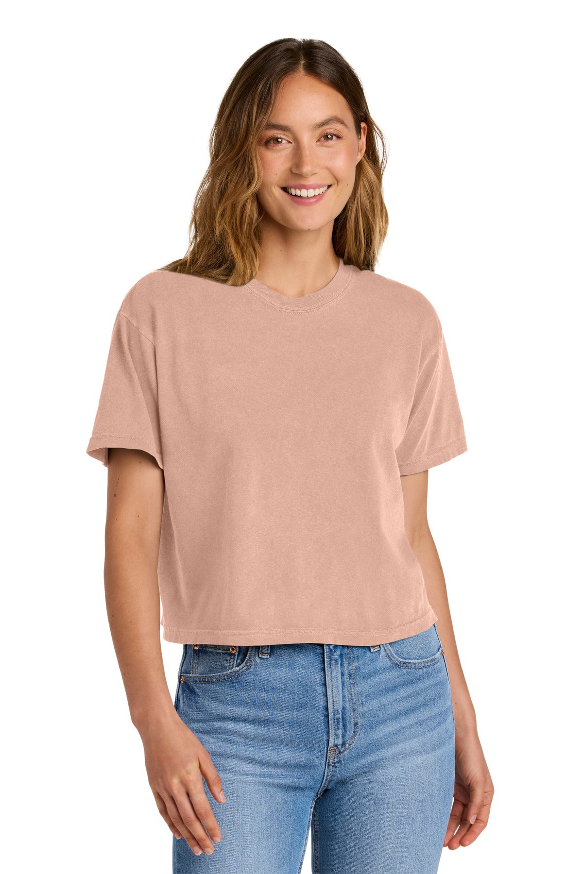 Custom Embroidery or DTF Print - Comfort Colors ®  Women's Heavyweight Boxy Tee 3023CL
