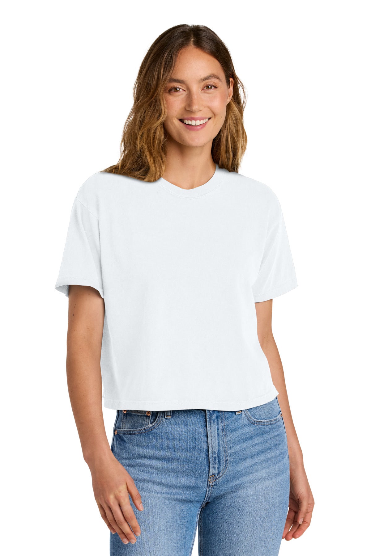 Custom Embroidery or DTF Print - Comfort Colors ®  Women's Heavyweight Boxy Tee 3023CL