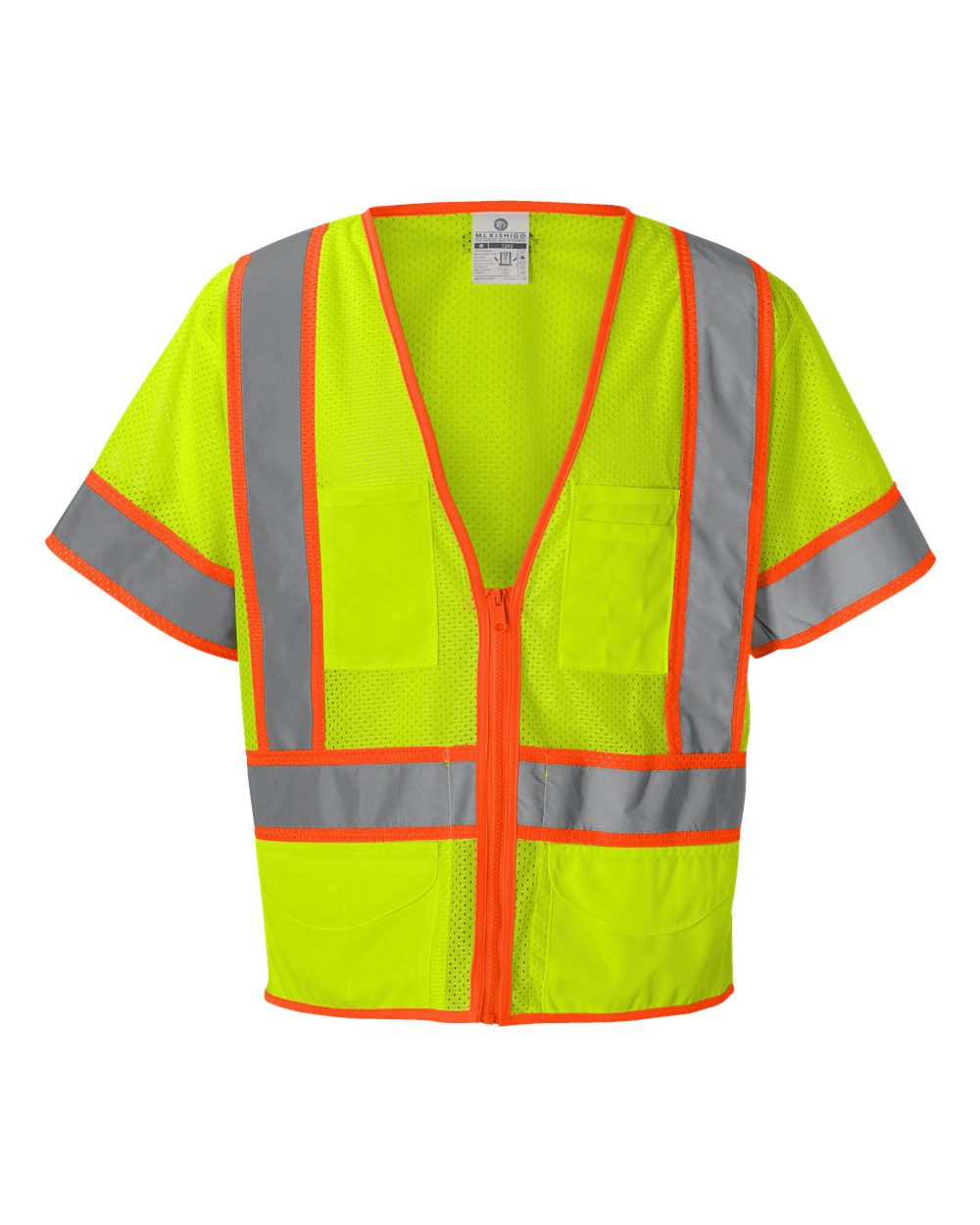 Custom Embroidery - Kishigo - Ultra-Cool™ Six-Pocket Mesh Surveyor’s Vest - 1242-1243