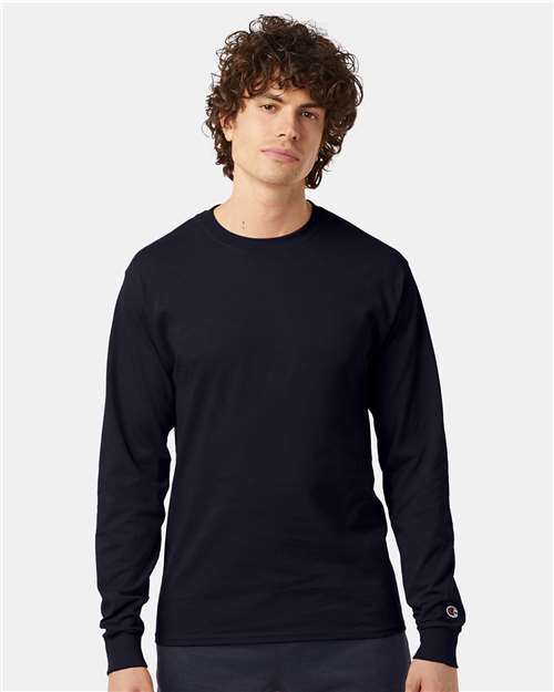 Custom Embroidered - Champion - Long Sleeve T-Shirt - CC8C