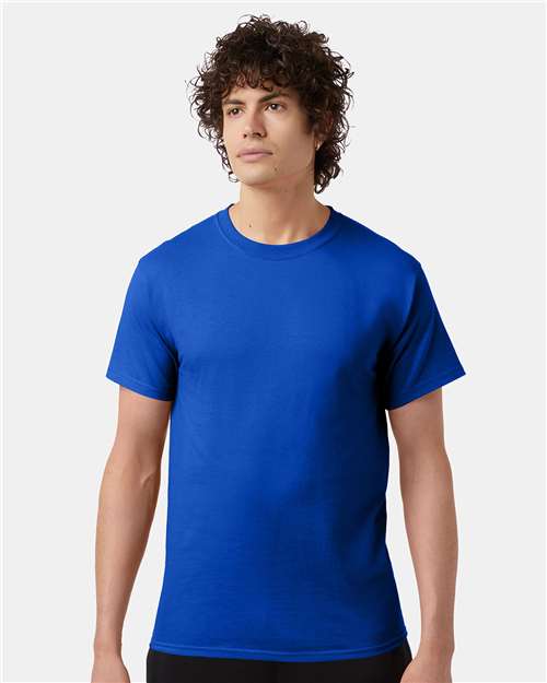 Custom Embroidered - Champion - Short Sleeve T-Shirt - Royal Blue - T425