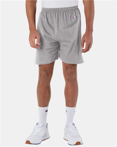 Custom Embroidered - Champion - Cotton Gym Shorts - 8187