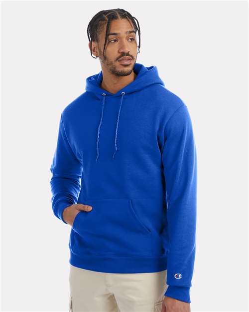 Custom Embroidered - Champion - Powerblend® Hooded Sweatshirt - Royal Blue - S700