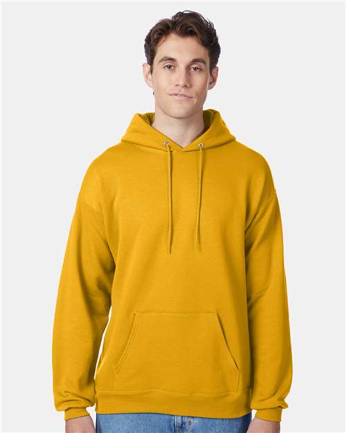 Custom Embroidered - Hanes - Ecosmart® Hooded Sweatshirt - Gold - P170