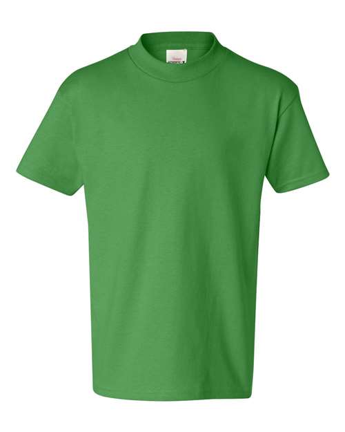 Custom Embroidered - Hanes - Authentic Youth T-Shirt - Shamrock Green - 5450