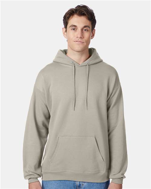 Custom Embroidered - Hanes - Ecosmart® Hooded Sweatshirt - Sand - P170