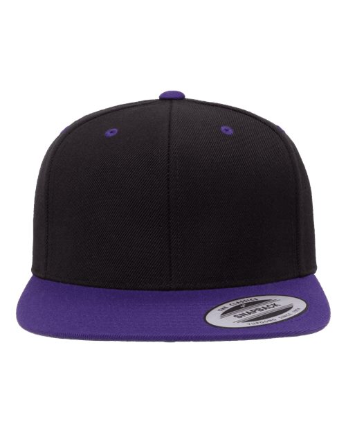 Custom Embroidered - YP Classics - Premium Flat Bill Snapback Cap - 6089M