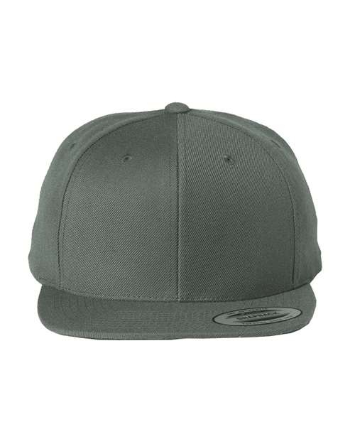 Custom Embroidered - YP Classics - Premium Flat Bill Snapback Cap - 6089M