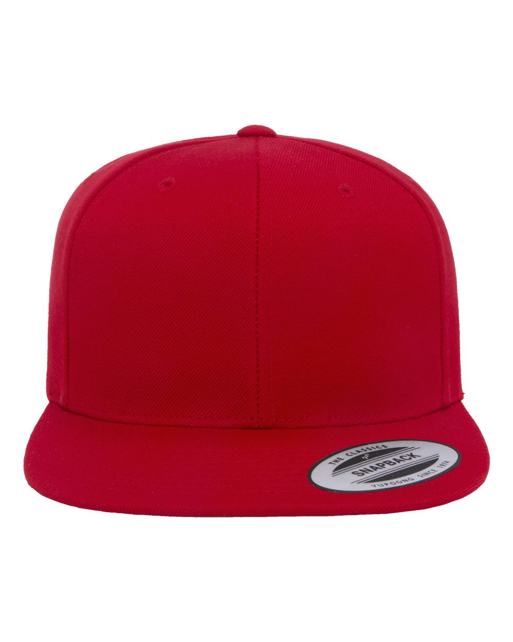 Custom Embroidery - YP Classics - Premium Flat Bill Snapback Cap - 6089M