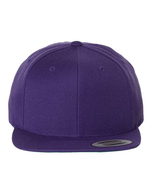 Custom Embroidered - YP Classics - Premium Flat Bill Snapback Cap - 6089M