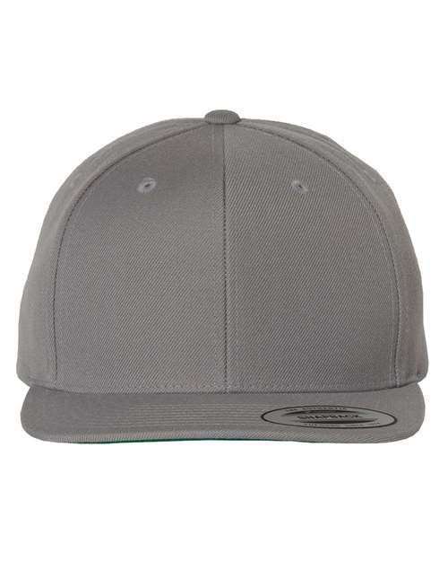 Custom Embroidered - YP Classics - Premium Flat Bill Snapback Cap - 6089M