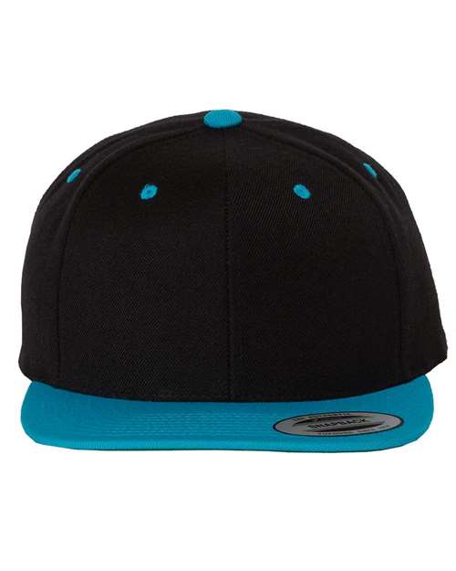 Custom Embroidered - YP Classics - Premium Flat Bill Snapback Cap - 6089M