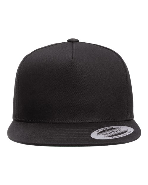 Custom Embroidered - YP Classics - Five-Panel Cotton Twill Snapback Cap - 6007