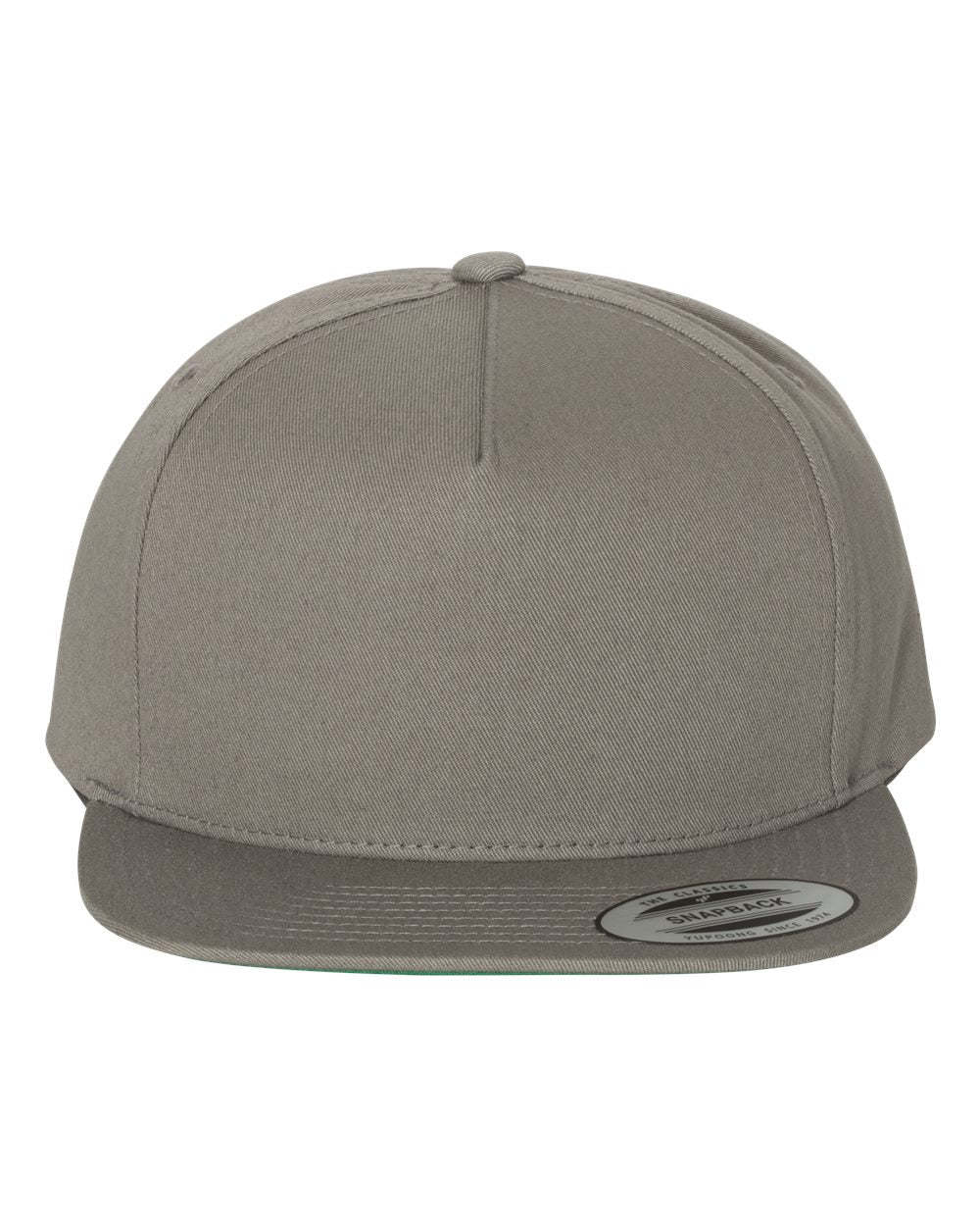 Custom Embroidery - YP Classics - Five-Panel Cotton Twill Snapback Cap - 6007