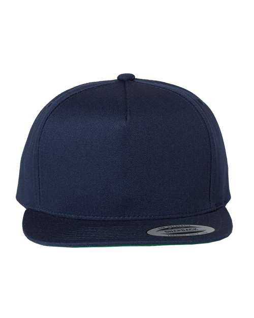 Custom Embroidered - YP Classics - Five-Panel Cotton Twill Snapback Cap - 6007
