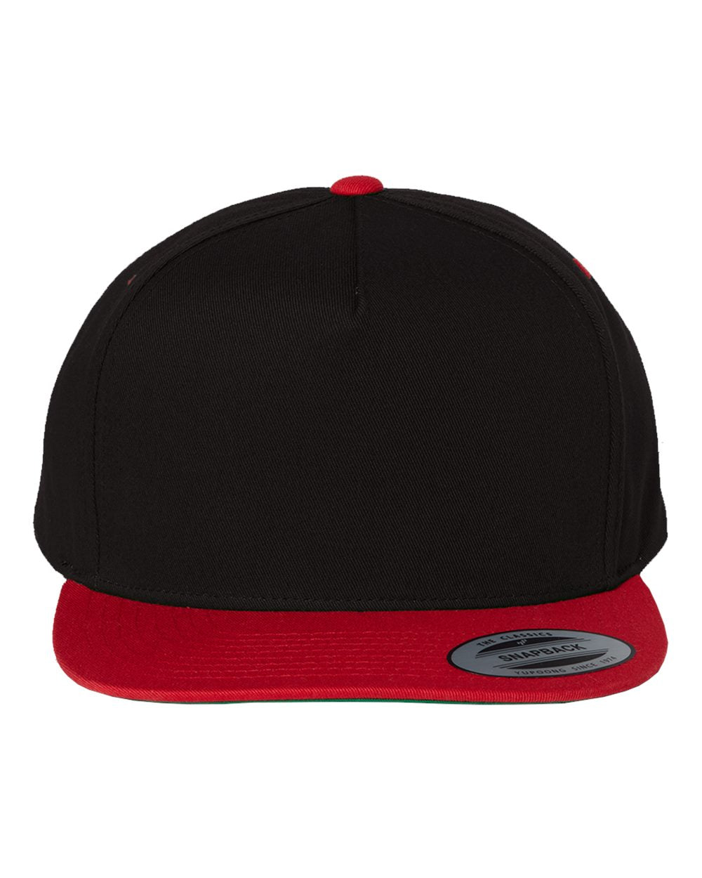 Custom Embroidery - YP Classics - Five-Panel Cotton Twill Snapback Cap - 6007