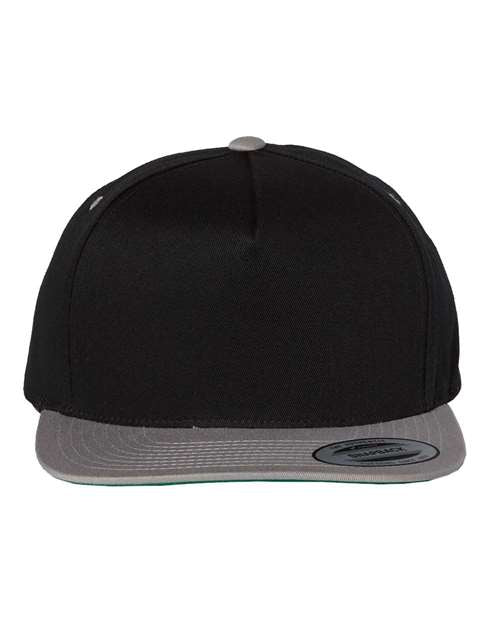 Custom Embroidered - YP Classics - Five-Panel Cotton Twill Snapback Cap - 6007