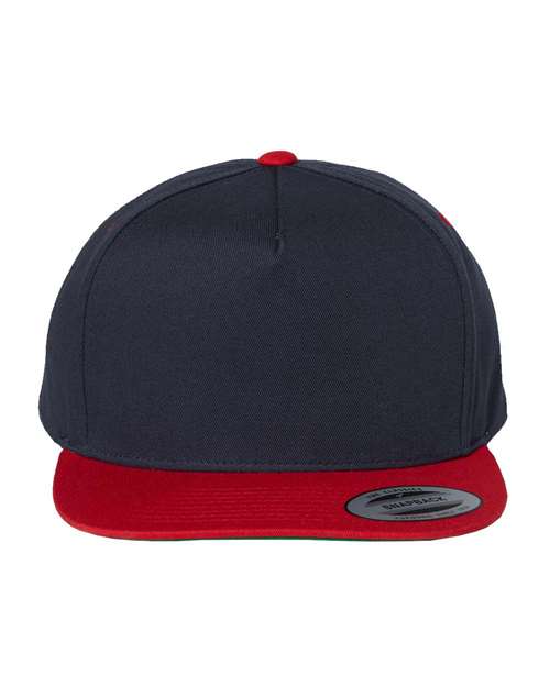 Custom Embroidered - YP Classics - Five-Panel Cotton Twill Snapback Cap - 6007