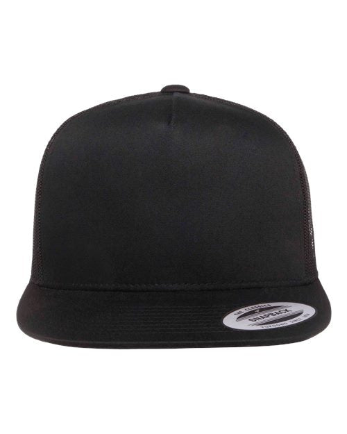 Custom Embroidered - YP Classics - Classic Five-Panel Trucker Cap - 6006
