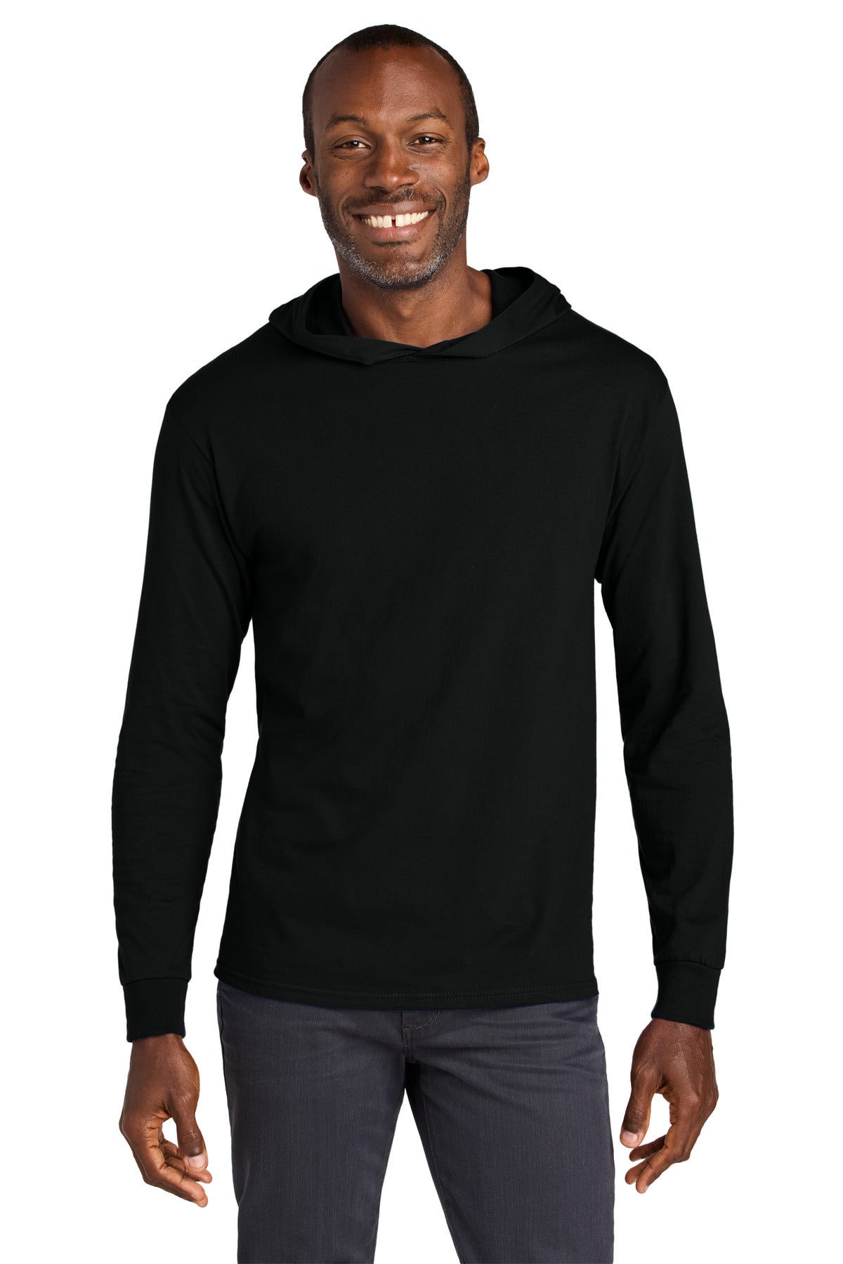 Custom Embroidery or DTF Print - Jerzees Classics ™  Unisex Cotton Long Sleeve Hooded T-Shirt 363LH