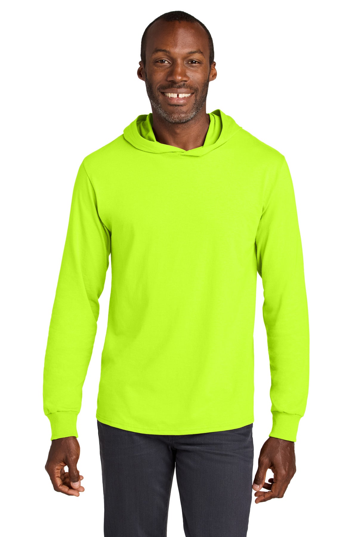 Custom Embroidery or DTF Print - Jerzees Classics ™  Unisex Cotton Long Sleeve Hooded T-Shirt 363LH