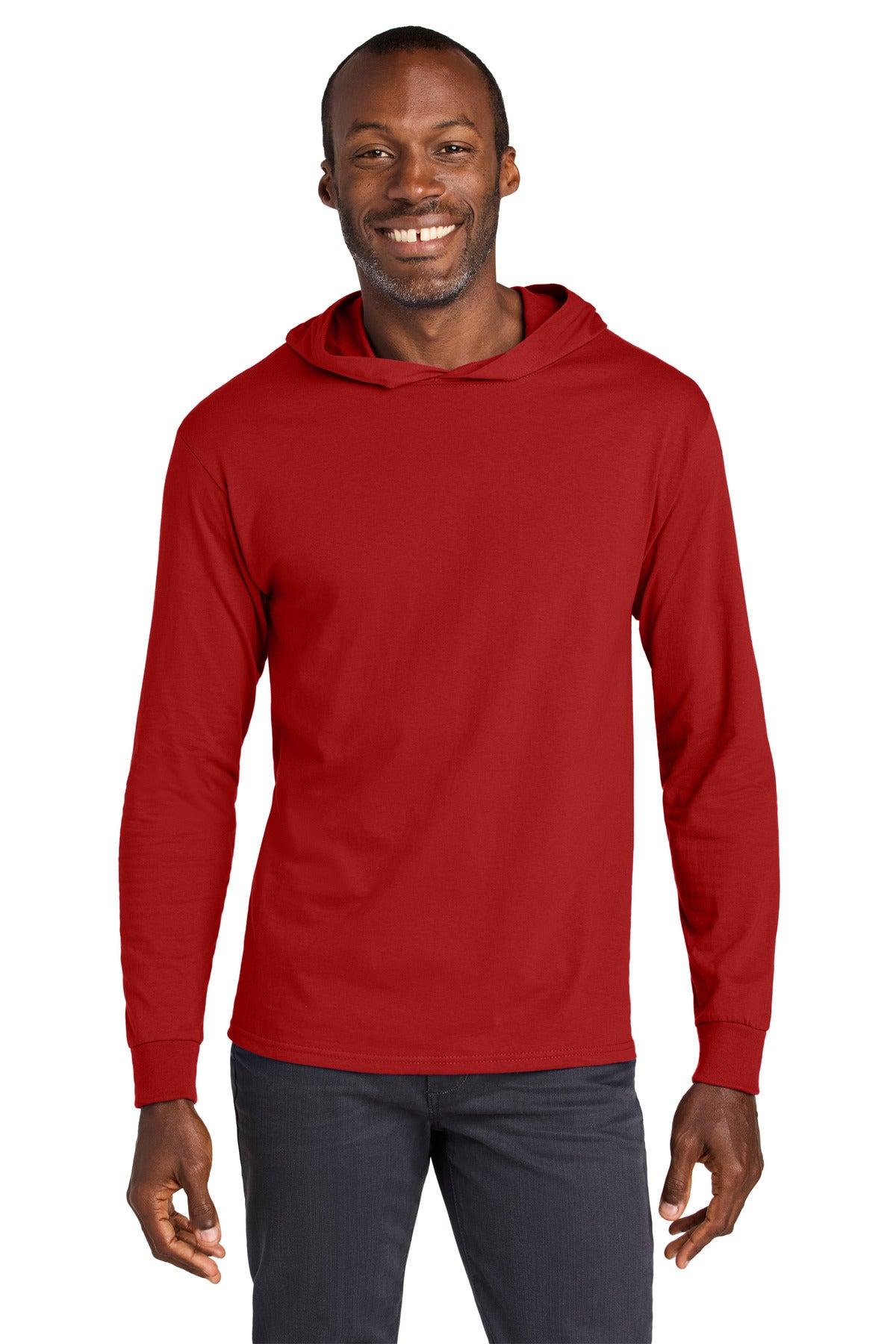 Custom Embroidery or DTF Print - Jerzees Classics ™  Unisex Cotton Long Sleeve Hooded T-Shirt 363LH