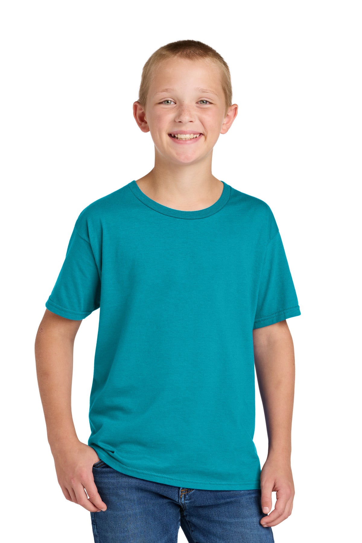 Custom Embroidery or DTF Print - Jerzees Classics ™  Youth Cotton T-Shirt 363Y