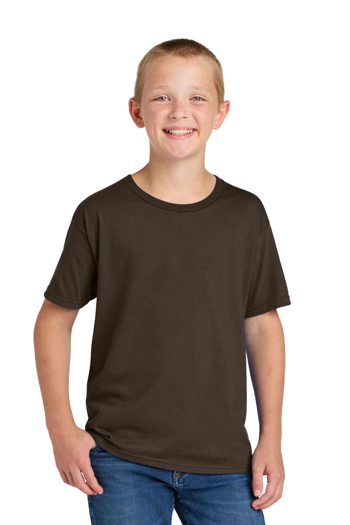 Custom Embroidery or DTF Print - Jerzees Classics ™  Youth Cotton T-Shirt 363Y