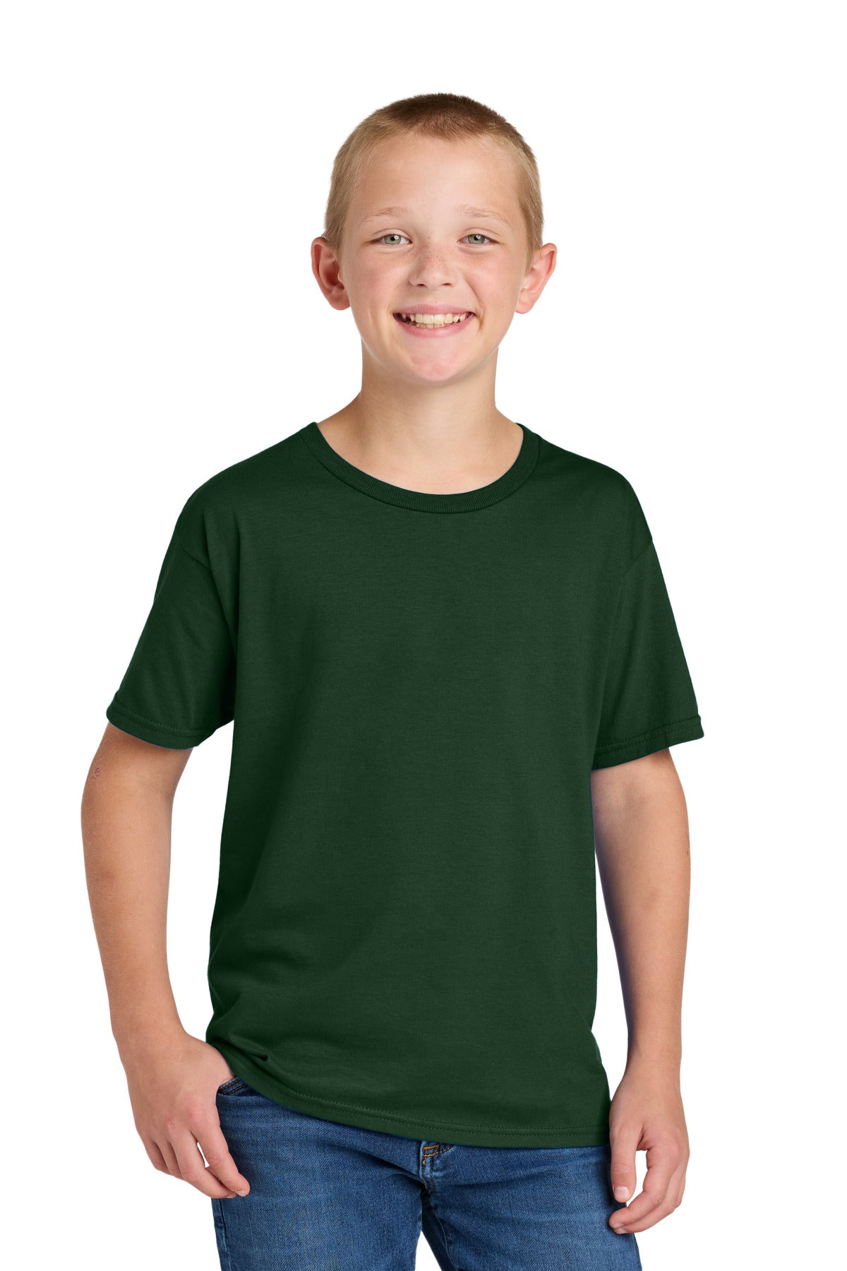 Custom Embroidery or DTF Print - Jerzees Classics ™  Youth Cotton T-Shirt 363Y