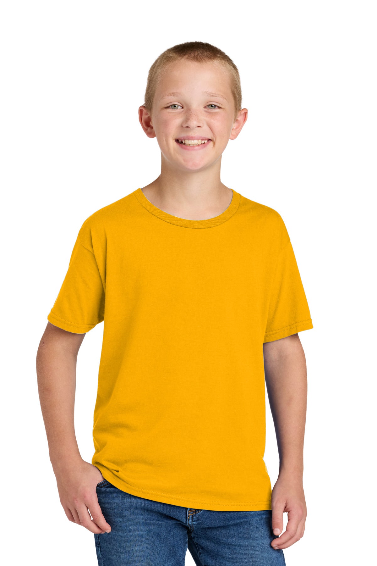 Custom Embroidery or DTF Print - Jerzees Classics ™  Youth Cotton T-Shirt 363Y
