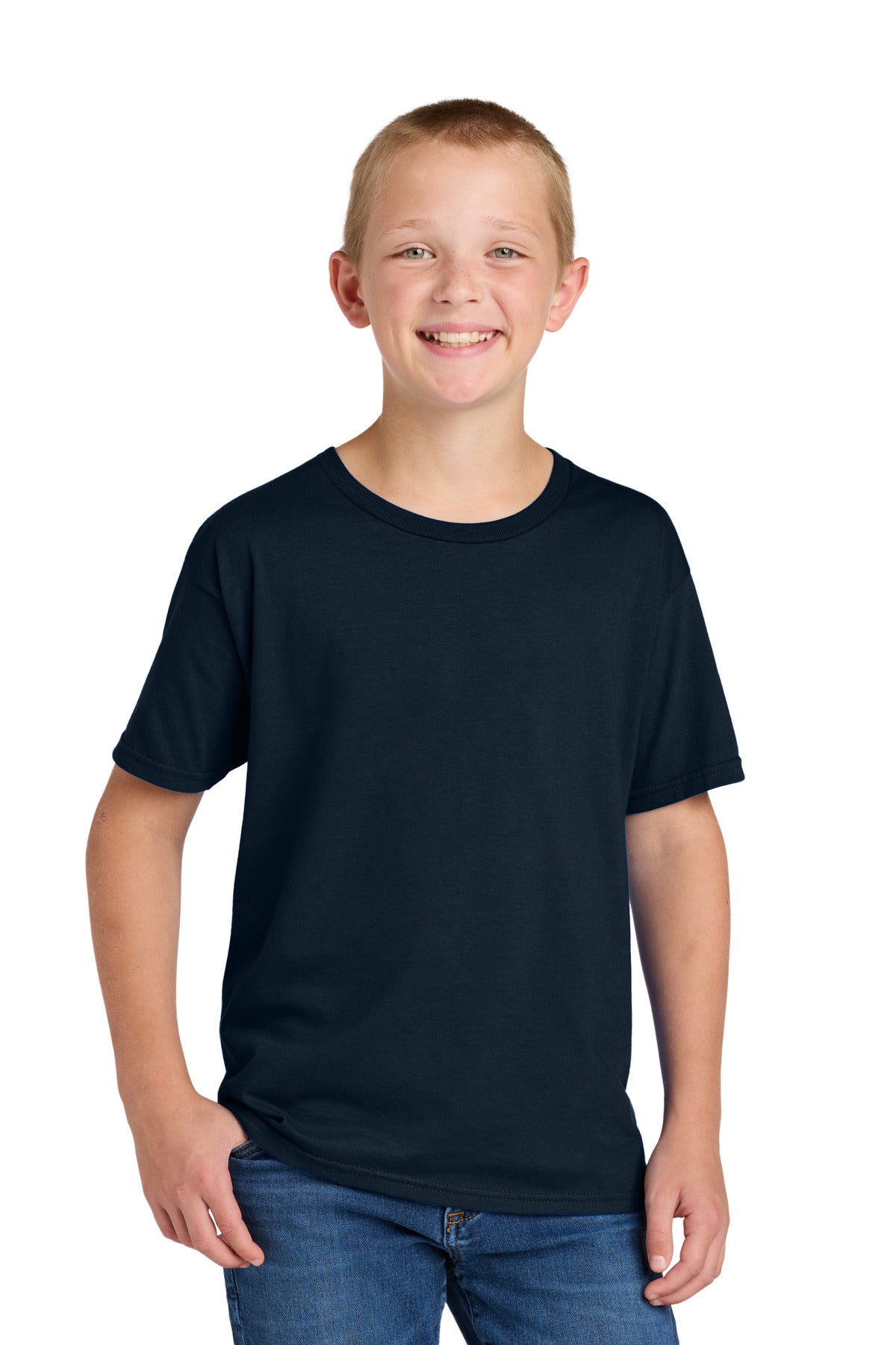 Custom Embroidery or DTF Print - Jerzees Classics ™  Youth Cotton T-Shirt 363Y