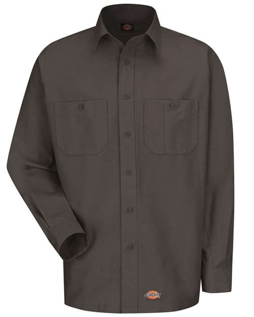 Custom Embroidered - Dickies - Men's Tall Long Sleeve Work Shirt - WS10T