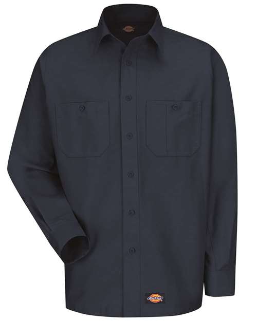 Custom Embroidered - Dickies - Men's Tall Long Sleeve Work Shirt - WS10T