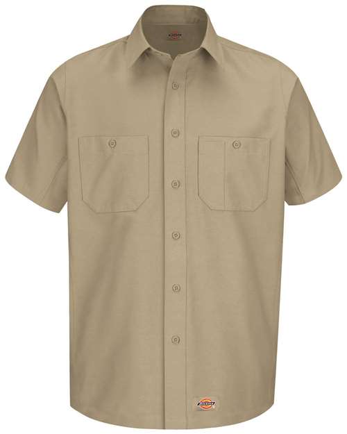 Custom Embroidered - Dickies - Men's Short Sleeve Work Shirt - WS20
