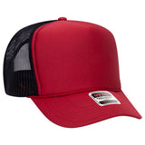 Custom Embroidered Trucker Hat with Mesh Back - Includes one 4in W x 2.25in H Embroidery
