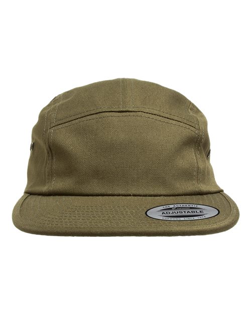 Custom Embroidered - YP Classics - Classic Jockey Flat Bill Cap - 7005