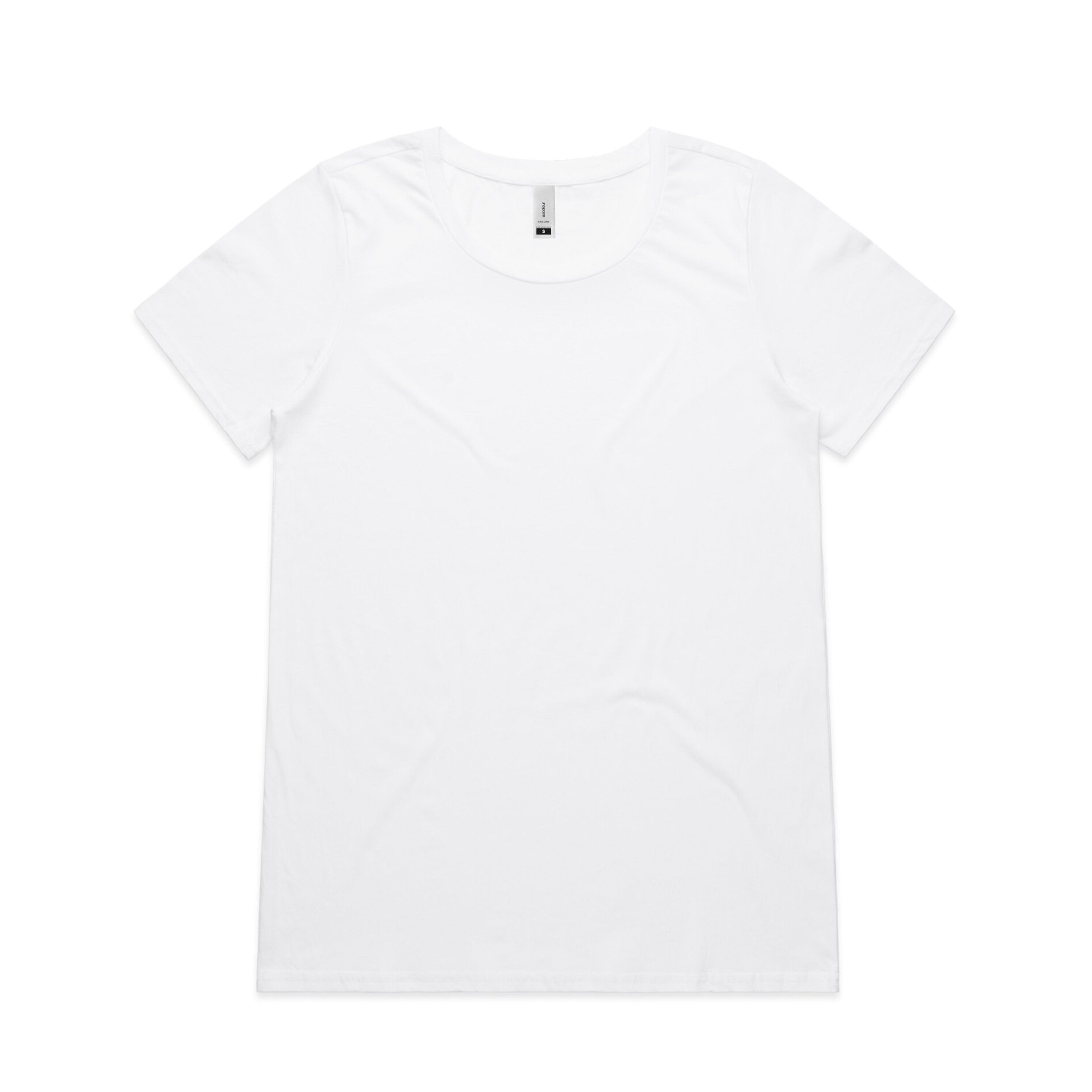 WO'S SHALLOW SCOOP TEE - 4011