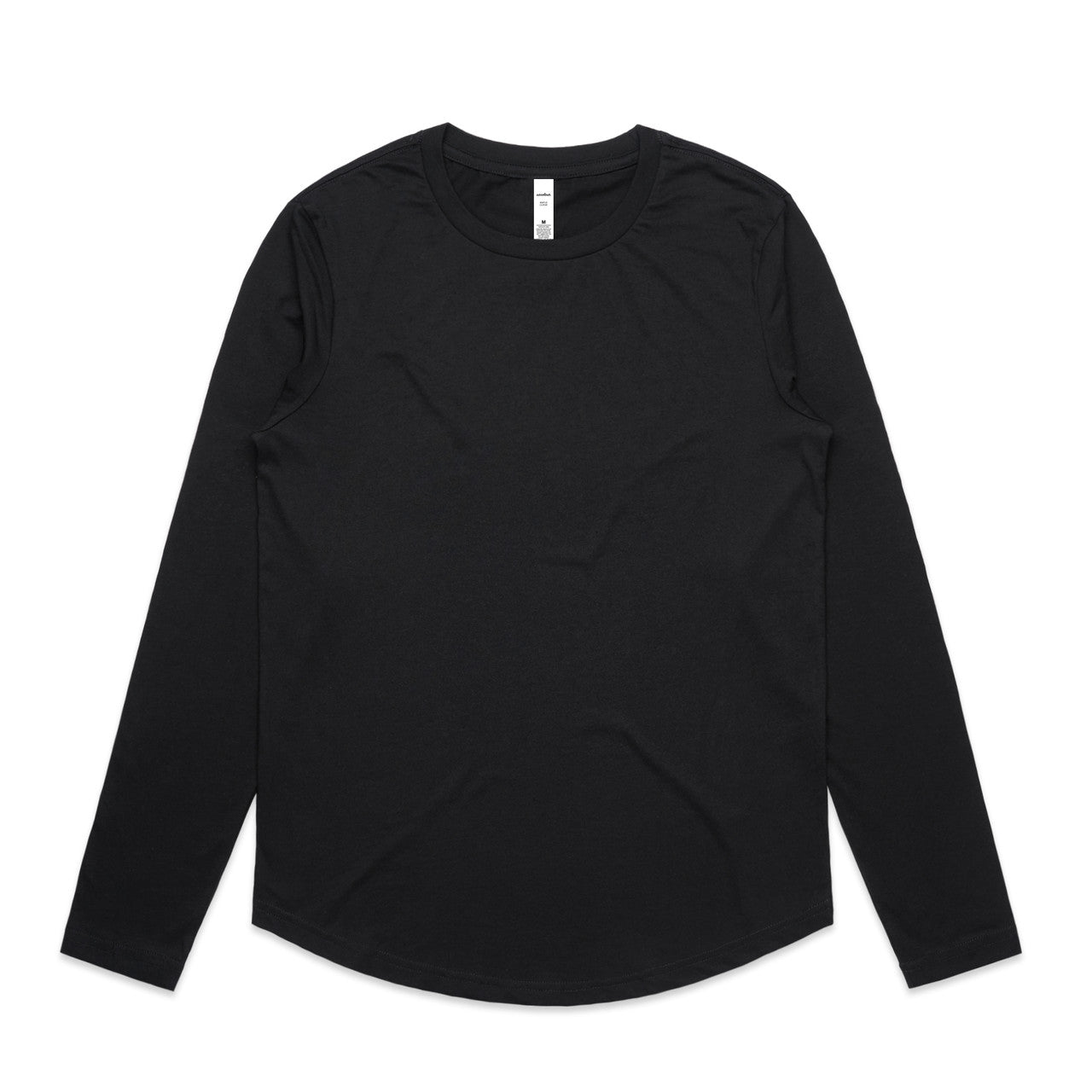 Custom Embroidered or DTF Printed - Wo's Maple Curve L/S Tee | 4021