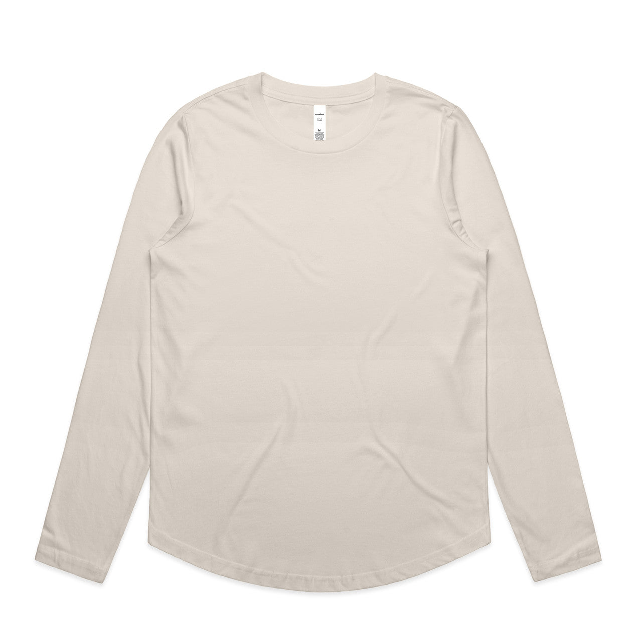 Custom Embroidered or DTF Printed - Wo's Maple Curve L/S Tee | 4021
