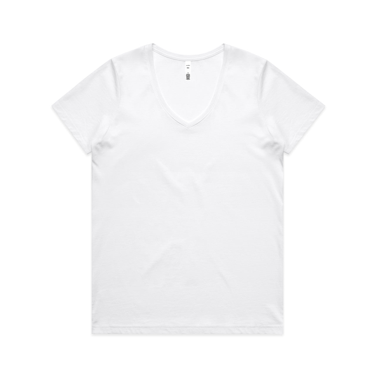 Custom Embroidered or DTF Printed - Wo's Maple V Neck Tee | 4023