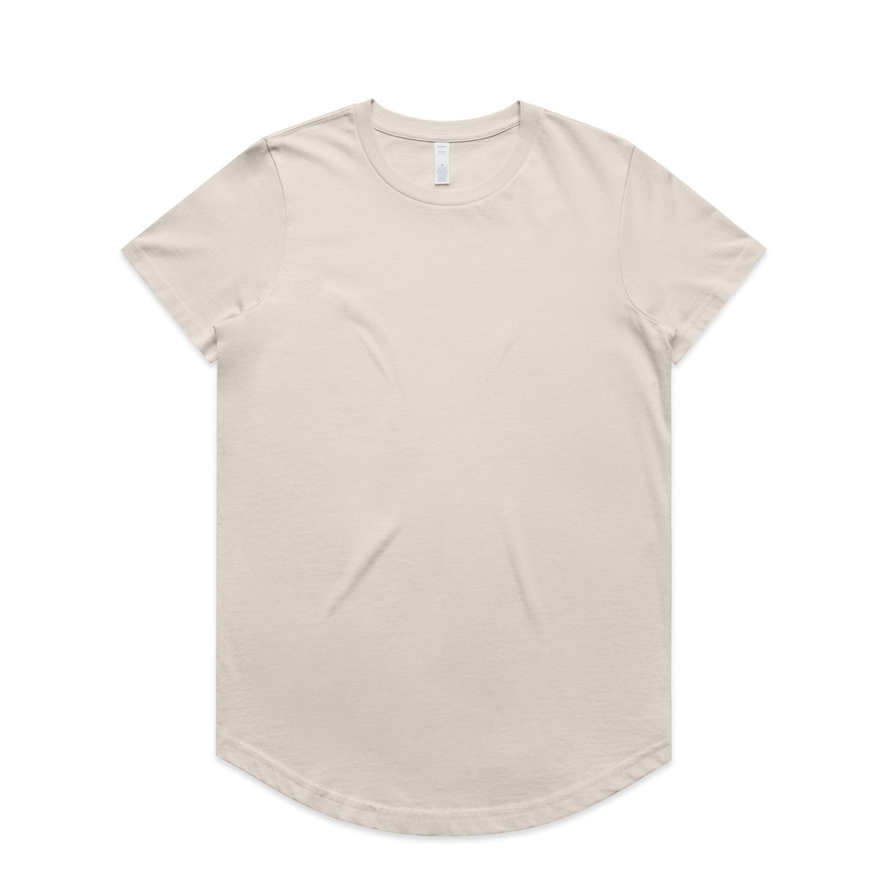 Custom Embroidered or DTF Printed - Wo's Maple Curve Tee | 4024