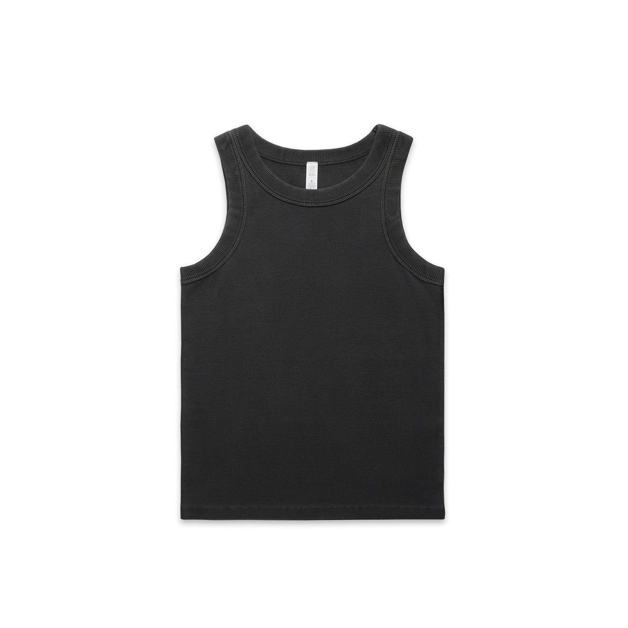 Custom Embroidered or DTF Printed - Wo's Faded Organic Rib Tank | 4034