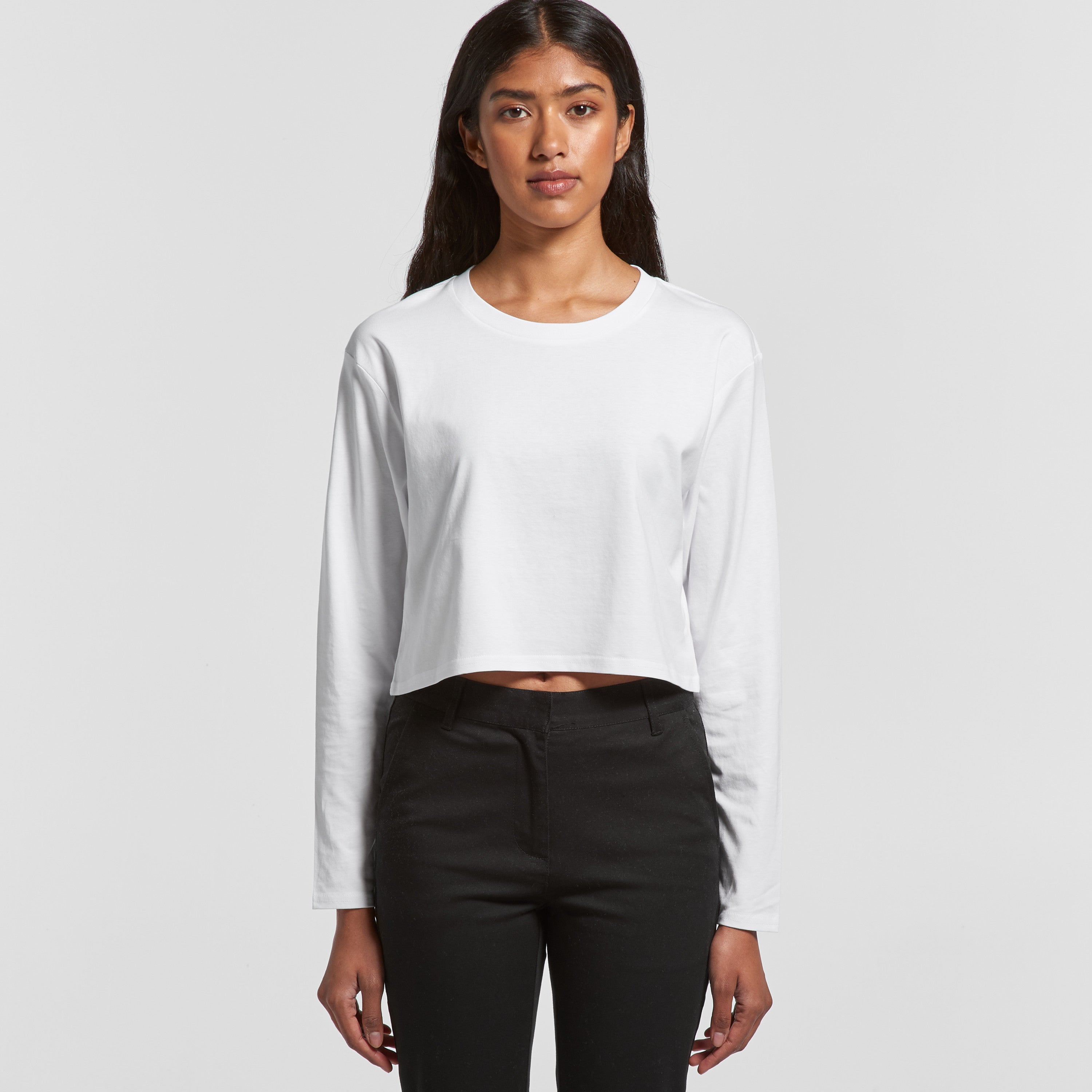 WO'S CROP L/S TEE - 4058