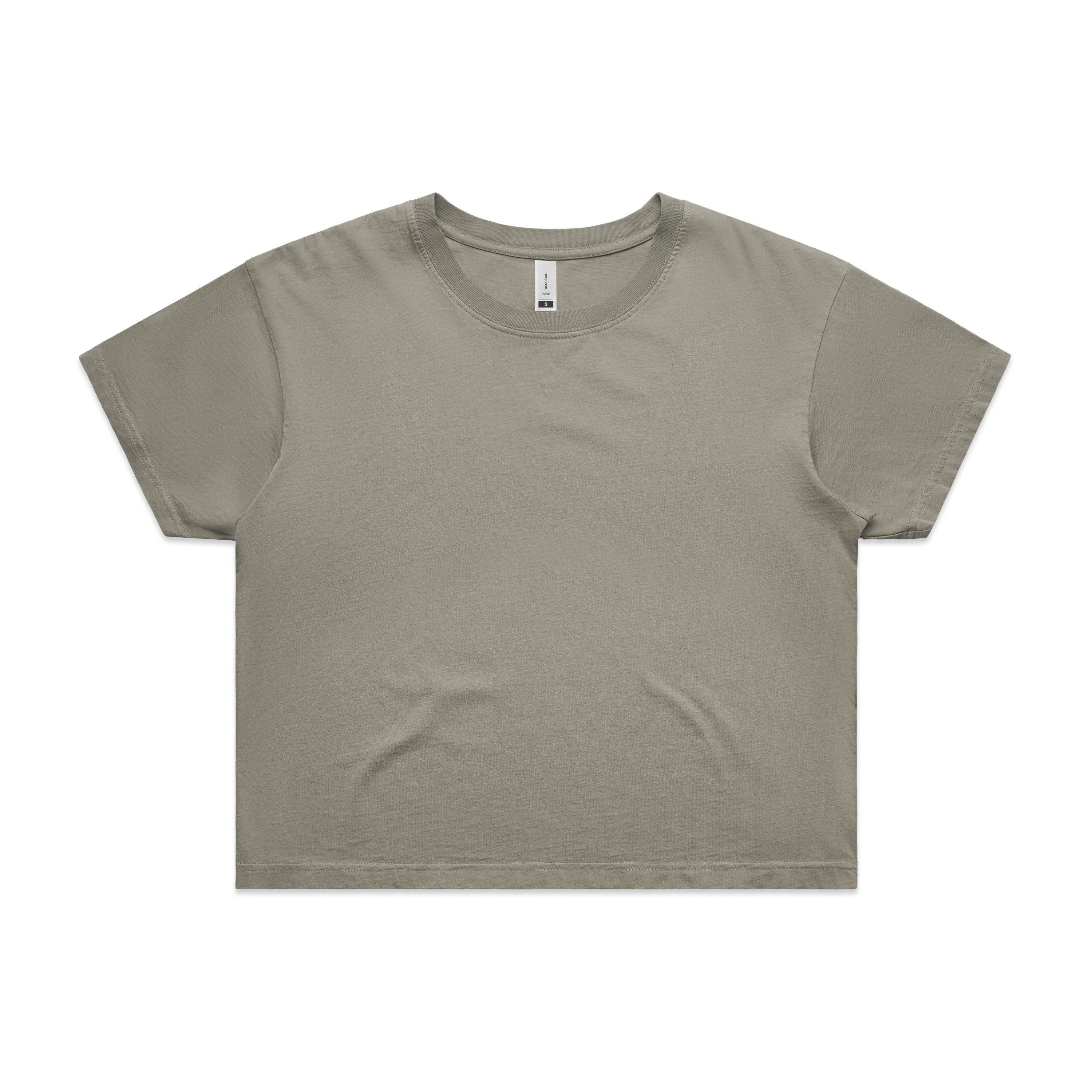 WO'S FADED CROP TEE - 4062F