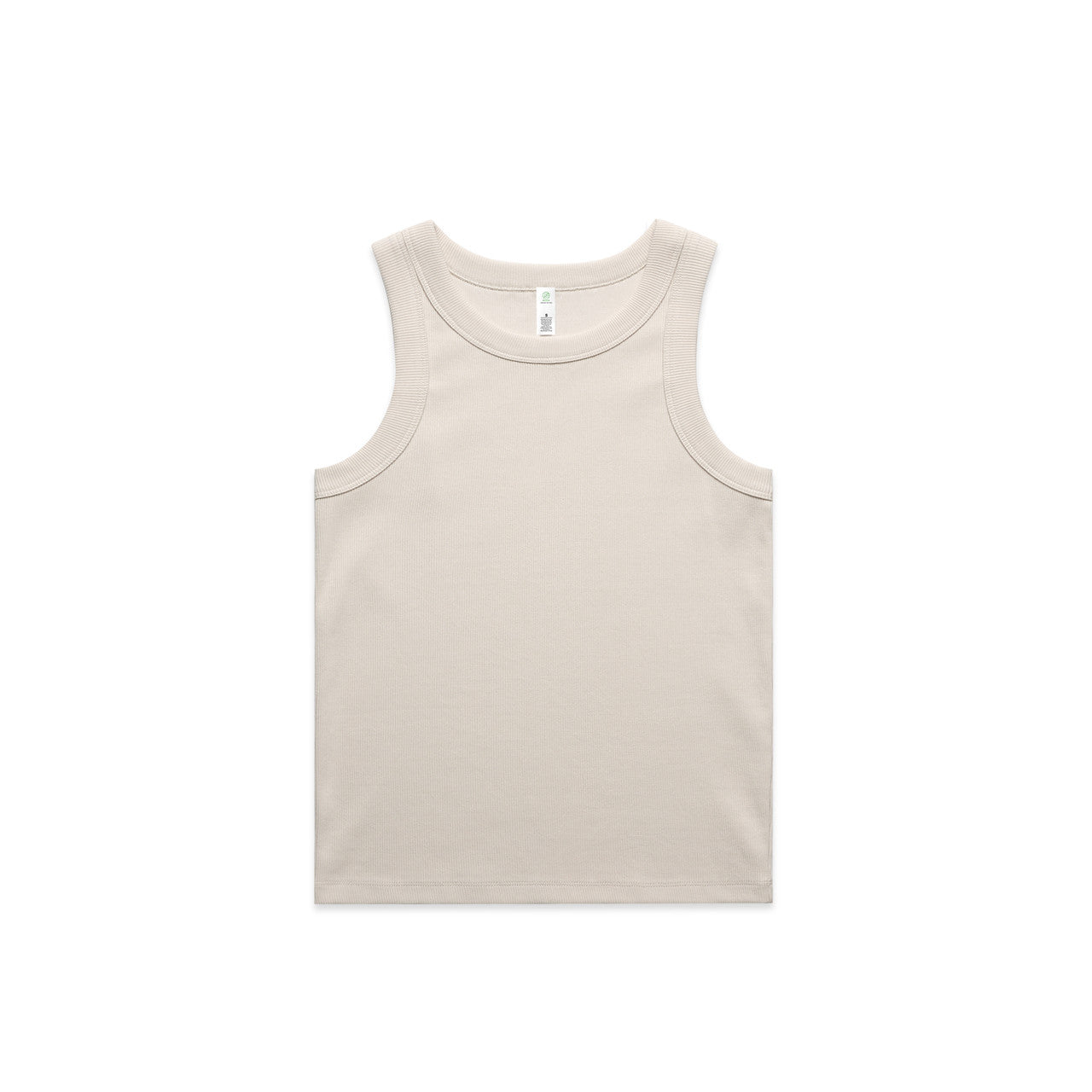 Custom Embroidered or DTF Printed - Wo's Organic Rib Tank | 4063G