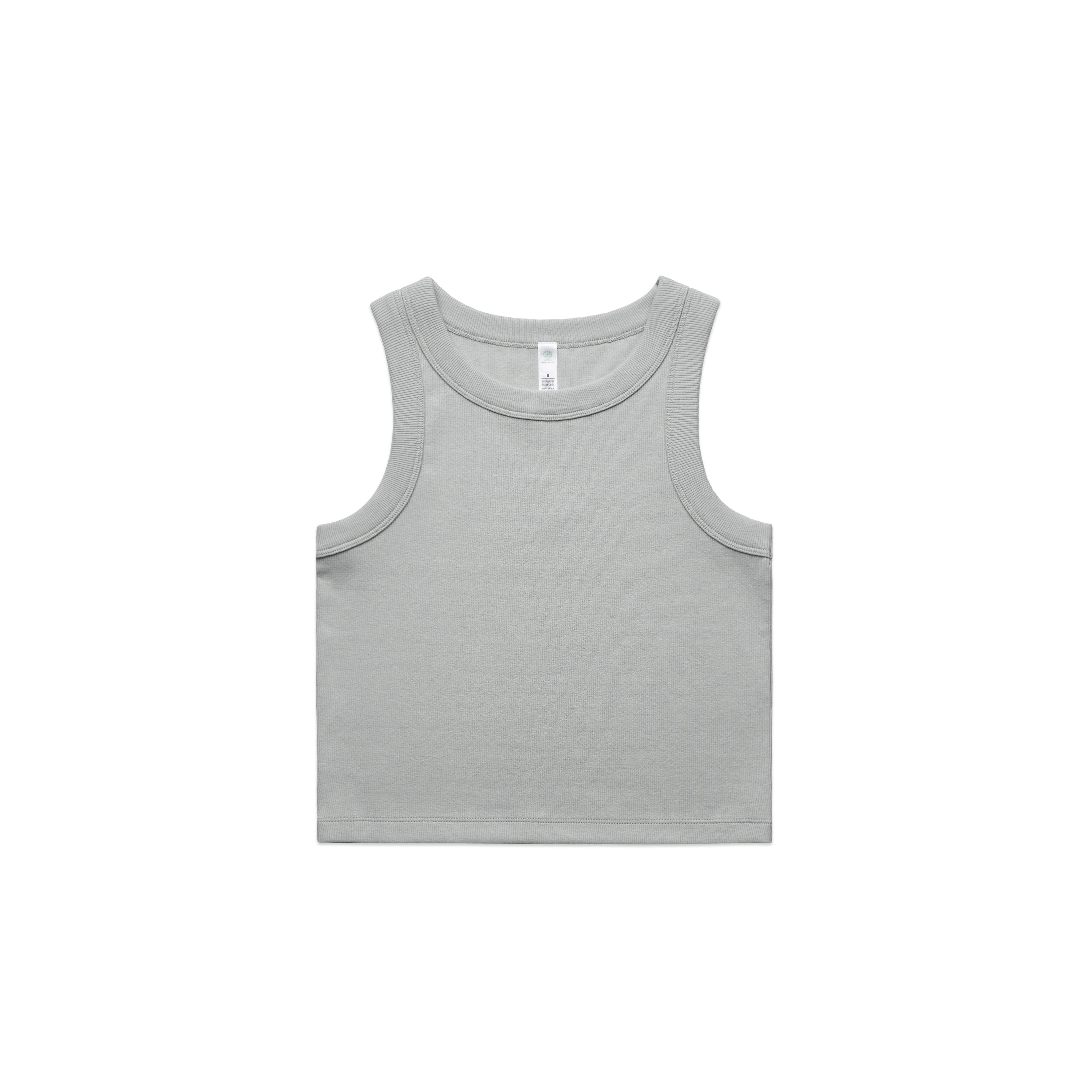 WO'S ORGANIC RIB CROP TANK - 4064G